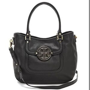 Tory Burch Crossbody Amanda Pebbled Hobo Bag